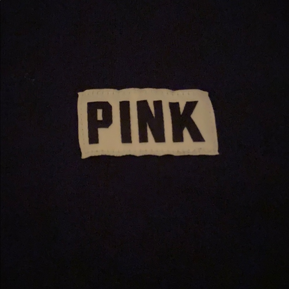 PINK Victoria’s Secret Navy Blue Zip Up Jacket - Picture 4 of 7